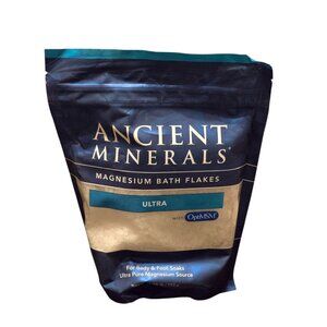 Ancient Minerals Magnesium Bath Flakes Ultra Genuine Zechstein Body & Foot Soak